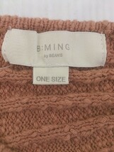 ◇ B MING LIFE STORE by BEAMS バックリボン 長袖 ニット セーター サイズO ブラウン レディース_画像4