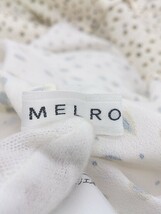 ◇ ◎ MELROSE メルローズ 総柄 長袖 膝下丈 ワンピース ベージュ マスタード ブラック レディース_画像9