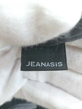 ◇ JEANASIS ジーナシス チェック ロング ラップ 巻き スカート サイズF ネイビー系 ホワイト系 レディース_画像4