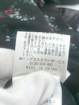 ◇ INGNI イング 花柄 オフショル 半袖 膝丈 ワンピース サイズM ブラック レッド マルチ レディース_画像6