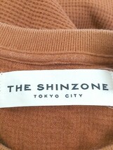 ◇ THE SHINZONE ザ シンゾーン 長袖 Tシャツ カットソー サイズF テラコッタ ブラウン系 レディース_画像4