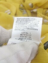 ◇ ◎ Heather ヘザー 花柄 フラワー 五分袖 ロング ワンピース サイズF イエロー レディース_画像6