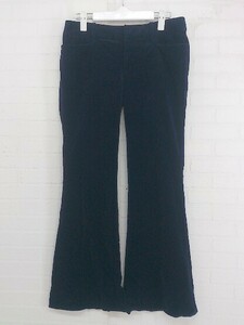 * PINKY & DIANNE Pinky and Diane velour style flare pants size 38 navy lady's 