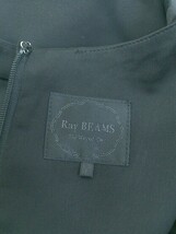 ◇ ●美品● ◎ Ray BEAMS レイビームス ノースリーブ 膝下丈 ワンピース サイズ1 ブラック レディース_画像4