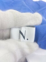 ◇ ◎ N. Natural Beauty Basic Vネック フロントボタン ノースリーブ 膝下丈 ワンピース サイズ M ブルー レディース_画像5