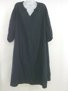 ◇ ◎ Ray BEAMS レイビームス 七分袖 ロング ワンピース ブラック レディース