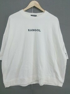 ◇ KANGOL カンゴール MONO-MART モノマート 半袖 Tシャツ カットソー サイズF ホワイト レディース