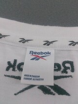 ◇ Reebok リーボック プリント 半袖 Tシャツ カットソー サイズL オフホワイト レディース_画像4