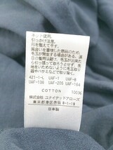 ◇ BEAUTY&YOUTH ツイスト サイドスリット 長袖 膝下丈 Tシャツ ワンピース ダークグレー レディース_画像5