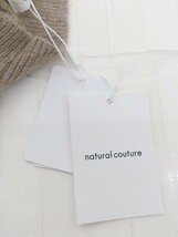 ◇ ●未使用● ◎ natural couture NICE CLAUP タグ付き ノースリーブ 膝下丈 ワンピース サイズS ベージュ系 レディース_画像6