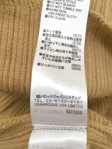 ◇ ●美品● ◎ MOUSSY マウジー タグ付 オープンバック 長袖 ロング ワンピース サイズF キャメル レディース_画像6