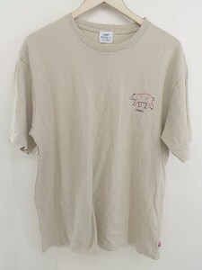 ◇ coen コーエン 半袖 Tシャツ カットソー サイズXL ベージュ レディース