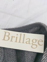 ◇ ◎ Brillage タグ付 長袖 膝下丈 ワンピース サイズLL グレー レディース_画像4