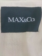 ◇ Max&Co. マックス&コー ダブルボタン 長袖 コート サイズ38 ベージュ レディース_画像4