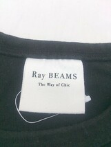◇ Ray BEAMS レイビームス 半袖 ロング ワンピース ブラック レディース_画像4
