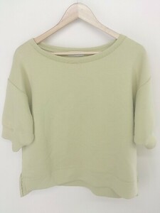 ◇ green label relaxing UNITED ARROWS 半袖 トレーナー カットソー クリームイエロー レディース