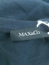 ◇ ◎ Max&Co. マックス&コー タグ付き 半袖 Tシャツ カットソー サイズL ネイビー系 レディース_画像4