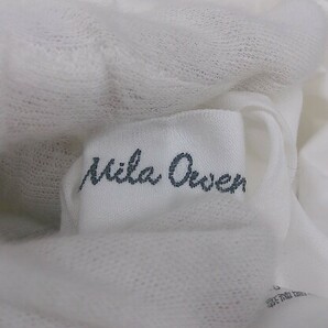 ◇ Mila Owen ミラオーウェン 長袖 シャツ ブラウス サイズ1 オフホワイト レディースの画像4