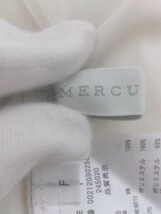 ◇ ◎ MERCURYDUO マーキュリーデュオ タグ付き チュール プリーツ ロング ワンピース サイズF ホワイト レディース P_画像4