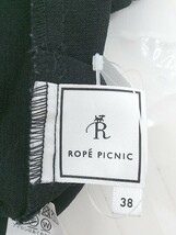 ◇ ROPE PICNIC ロペピクニック サロペット サイズ38 ブラック レディース P_画像4