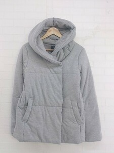 * AZUL BY MOUSSY azur bai Moussy long sleeve cotton inside jacket size L gray series lady's P