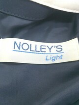 ◇ NOLLEY'S Light ノーリーズ ライト フォーマル 半袖 膝丈 ワンピース サイズ36 ネイビー アイボリー レディース P_画像4