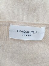 ◇ OPAQUE.CLIP オペークドットクリップ 五分袖 Tシャツ カットソー サイズ38/M ベージュ レディース P_画像4