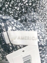 ◇ AMERICAN HOLIC アメリカン ホリック 総柄 ロング ギャザー スカート サイズM ブラック系 ホワイト系 レディース E_画像4