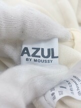 ◇ AZUL BY MOUSSY ツータック ハイウエスト サスペンダー パンツ サイズM アイボリー レディース P_画像4