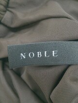 ◇ NOBLE ノーブル ウエストゴム ロング ギャザー スカート サイズ38 ブラウン レディース P_画像4