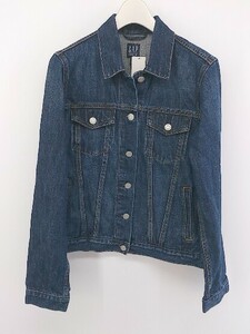 * GAP Gap длинный рукав G Jean Denim жакет размер M индиго женский P