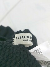 ◇ FREAK'S STORE フリークスストア ハイネック ワッフル 長袖 Tシャツ カットソー サイズF ブラック レディース P_画像4