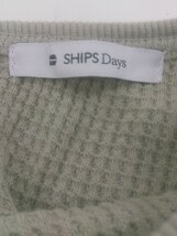 ◇ SHIPS Days シップス デイズ 半袖 膝下丈 ワンピース サイズONE ベージュ レディース P_画像4