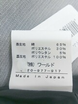 ◇ INDIVI インディヴィ １B 長袖 ジャケット サイズ40 ライトグレー レディース P_画像5