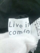 ◇ Live in comfort リブインコンフォート ハイネック 長袖 膝下丈 ワンピース サイズMP ブラック レディース P_画像4