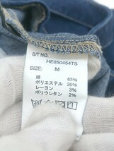 ◇ ◎ Heather ヘザー サス付き ストレッチ 膝下丈 タイト スカート サイズM ネイビー レディース P_画像5