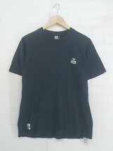 ◇ CHUMS チャムス バックロゴ 半袖 Tシャツ カットソー サイズL ネイビー ホワイト レディース P_画像2