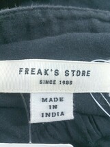 ◇ FREAK'S STORE フリークスストア 長袖 膝下丈 シャツ ワンピース サイズF ネイビー レディース P_画像4