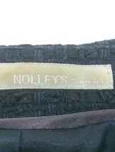 ◇ NOLLEY'S sophi ノーリーズソフィー フォーマル 長袖 ノーカラー ジャケット サイズ36 ネイビー レディース P_画像4