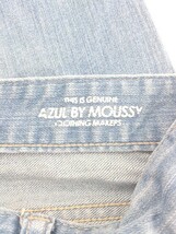 ◇ AZUL BY MOUSSY カットオフ ストレッチ スキニー デニム ジーンズ パンツ サイズ23 インディゴ レディース P_画像4