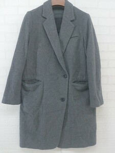 ◇ Spick & Span スピック＆スパン 長袖 チェスター コート サイズ38 グレー レディース P