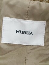 ◇ ◎ ●未使用● MURUA ムルーア タグ付き ボリューム CPO 長袖 シャツ ジャケット サイズF ベージュ レディース P_画像4