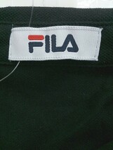 ◇ ◎ FILA フィラ ワンポイント 長袖 ポロシャツ カットソー サイズL ブラック レディース P_画像4