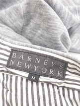 ◇ BARNEYS NEWYORK バーニーズ ニューヨーク ウエストゴム リネン混 パンツ サイズM グレー レディース P_画像4