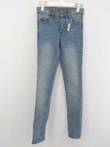 ◇ Cheap Monday チープマンデイ ストレッチ デニム パンツ ジーンズ サイズ24/32 ライトブルー レディース P_画像2