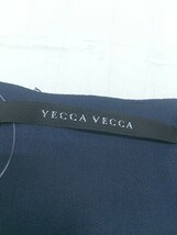 ◇ YECCA VECCA イェッカ ヴェッカ フレンチスリーブ 膝下丈 ワンピース サイズF ネイビー レディース P_画像4