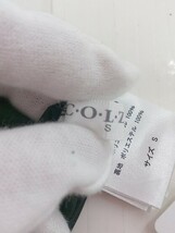 ◇ COLZA コルザ 花柄 フラワー ロング プリーツ スカート サイズS ブラック ホワイト レディース P_画像4