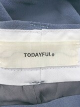 ◇ TODAYFUL トゥデイフル ワイド パンツ サイズ36 ブルー レディース P_画像4