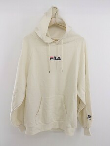 ◇ FILA フィラ 裏起毛 長袖 パーカー プルオーバー サイズF ベージュ ネイビー レッド レディース P