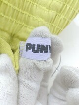 ◇ ●美品● ◎ PUNYUS プニュズ タグ付 ストレート パンツ サイズ1 ライムイエロー レディース P_画像4